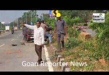 Goan Reporter News: Accident on Bambolim highway road.