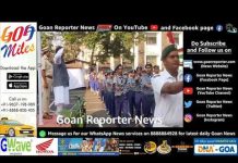 Goan Reporter News: Minister Rohan Khaunte hoisted the tricolour at Collectorate building Mapusa