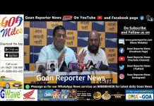Goan Reporter-News, Live: Press conference of AAP leaders MLA Captain Venzy Viegas and others