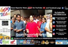 Goan Reporter News: Villagers of Reis Magos gathered at panchayat regarding water problems