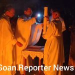 Goan Reporter News:: Easter Midnight Mass Service at St Joao Facundo Church in Corlim Village
