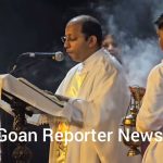 Goan Reporter News:: A Reading from the Holy BiBle during the Easter Midnight Mass at Corlim Church