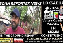 Goan Reporter News: IN SIOLIM : Voter’s Say, Views, Opinion on LOKSABHA ELECTIONS 2024, GOA