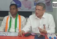 Goan Reporter News: South Goa Loksabha Congress Candidate Capt. Viriato’s Press Conference