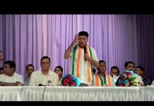 Goan Reporter News: GPCC Amit Patkar speaking at meeting in Fatorda for Congress South Goa Candidate Captain Viriato Fernandes