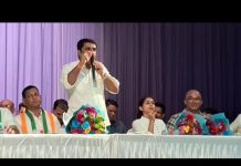 Goan Reporter News: MLA Vijai Sardesai speaking at meeting in Fatorda for Congress South Goa Loksabha Candidate Captain Viriato Fernandes