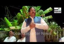 Goan Reporter News: Corner Meeting of North Goa BJP candidate Shripad Naik at Ekta Nagar, Mapusa.