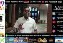 Goan Reporter News: MLA Jit Arolkar comments on Water Issue