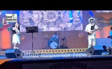 Goan Reporter News: Double R band performs at Swayampurna Goa SARAS 2025