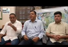 Goan Reporter: Press conference by GPCC President Amit Patkar and MP Captain Viriato Fernandes