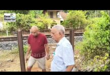 Goan Reporter: Roquezinho D’Souza Roquezinho D’Souza, Locals Urge Railways to Keep Traditional Access Open, Raise Drainage Concerns