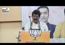 Goan Reporter: Rajya Sabha MP Sadanand Tanavade addresses Karyakarta Melava in St Andre Constituency
