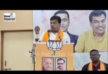 Goan Reporter: Goa BJP President Damodar Naik Addresses Karyakarta Melava in St. Andre Constituency