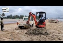 Goan Reporter: Tourism Department Begins Beach Cleaning from Mobor to Varca, Cavelossim Sarpanch Dixon Vaz Urges Action on River Sal Pollution