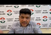 Goan Reporter:: GPCC President Amit Patkar comments on Minister Govind Gaude Statements