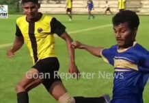 Goan Reporter: Navelim Sporting Club Advance to Quarter-Finals of 52nd Custodio Memorial Tournament with 2-1 Win Over Shiroda YC