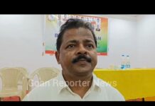 Goan Reporter:: Cumbarjua Congress Leader Samil Volvoikar on Samvidhan Bhachao Abhiyan Programme