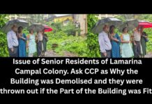 Goan Reporter: Senior Residents of La Marina Campal Colony Question CCP Over Building Demolition