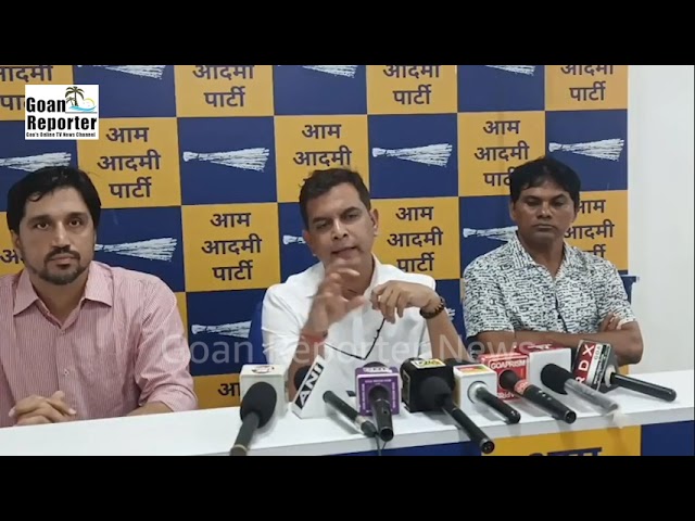 Goan Reporter: AAP Leaders Press conference - Goan Reporter
