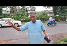 Goan Reporter: Social Activist Mariano Ferrao raises concern over damaged pipeline at Corlim