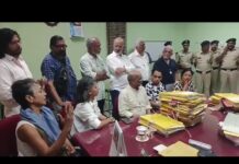 Goan Reporter: Supari Andolan of Kala Rakhonn Mandd at Pwd office, Altinho