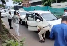 Goan Reporter: Chain Collision on Panjim Road While Trying to Save a Cat