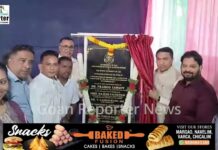 Goan Reporter: Laying of foundation stone for reconstruction of Cumbharjua Filomena D’Sa Ground