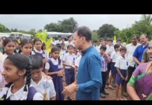 Goan Reporter: Minister Vishwajit Rane Celebrates Van Mahotsav 2025 at Govt High School, Savarde, Sattari