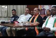 Goan Reporter: Press Conference by St Andre BJP Mandal against MLA Viresh Borkar