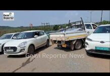 Goan Reporter: Tata Yodha and Hyundai EV Involved in Accident at Chimbel Flyover