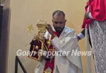 Goan Reporter:: Traditional Fama of Menion Jesus at Colva Church