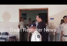 Goan Reporter:Relatives of Veteran actor Nana Patekar seen at GMC Morgue, Bambolim